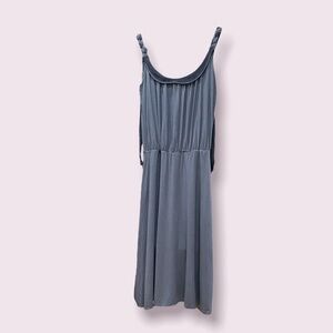 Ella Moss gray grecian style dress GUC